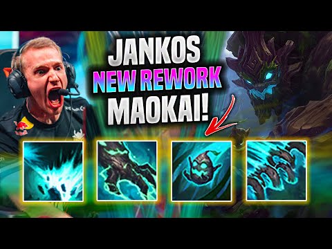JANKOS TRIES NEW REWORK MAOKAI JUNGLE! - G2 Jankos Plays Maokai Jungle vs Zed! | Season 2022