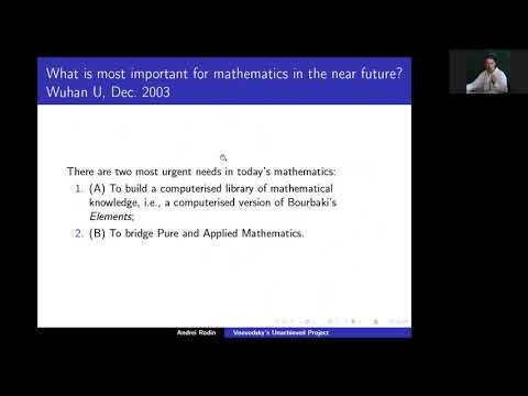 Andrei V. Rodin --- Vladimir Voevodsky’s Unachieved Project.