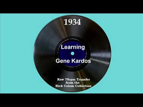 1934 Gene Kardos - Learning (Paul Small, vocal)