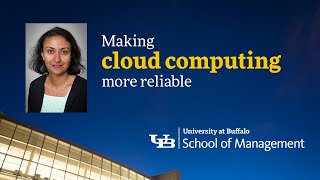 Sanjukta Smith discusses her research on cloud computing.