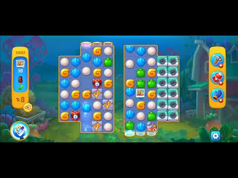 Fishdom Easy Level 11462 (with Double Lightning Booster) @choraelmin