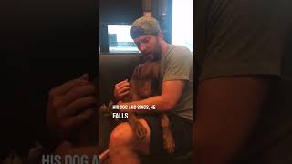 Country singer Brett Eldredge sings his dog to sleep ❤️👏