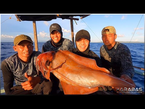 EP634-Part 1 - Catching Giant Squid | Diamond Back Catch and Cook