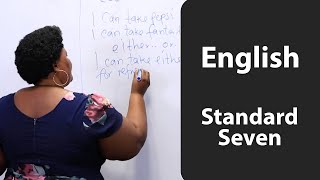 ENGLISH: COORDINATING IDEAS (STANDARD SEVEN)