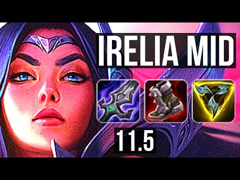 IRELIA vs KARMA (MID) (DEFEAT) | 67% winrate, 7 solo kills | EUW Grandmaster | v11.5