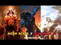 Neon Blade X Hanuman Ji Status Video ️ Jaishreeram Jaibajrangbali Shorts