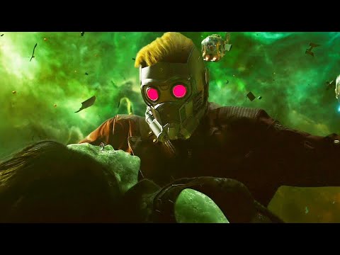 Star-Lord Saves Gamora in Space - Iconic Mask Sacrifice Scene | Guardians of the Galaxy Full Clip HD