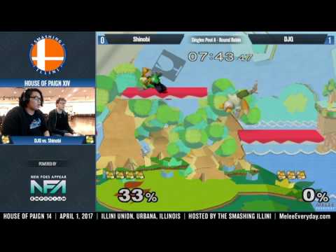 House of Paign XIV - Shinobi (Fox) vs. DJQ (Neutral Fox) - SSBM - Wave A RR