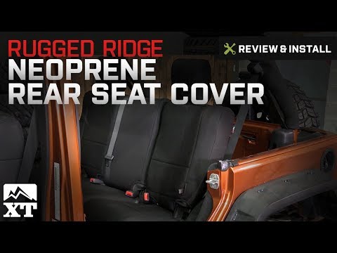 Jeep Wrangler (2007-2017) Rugged Ridge Neoprene Rear Seat Cover Review & Install