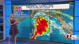 Laura Smith's noon potential tropical cyclone #3 forecast