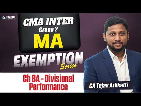CMA Inter MA Lec 1 | Lakshya Exemption Series |  Dec 2025 Attempt | CA Tejas Arlikatti
