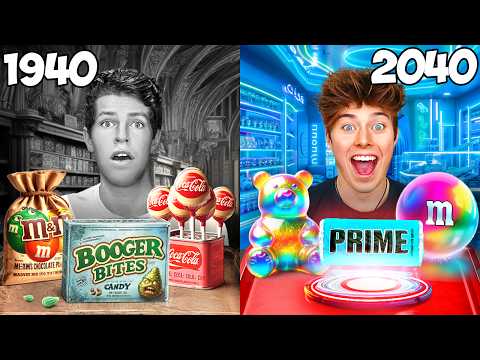 EATING 100 YEARS OF CANDY!!