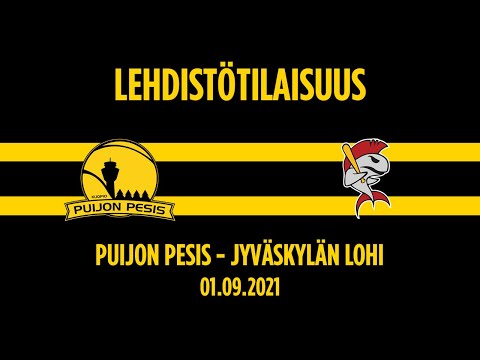 01.09.2021 Lehdistötilaisuus Puijon Pesis - Jyväskylän Lohi