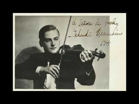 Yehudi Menuhin - Wieniawski : Legende Op.17 (1938) 再復刻