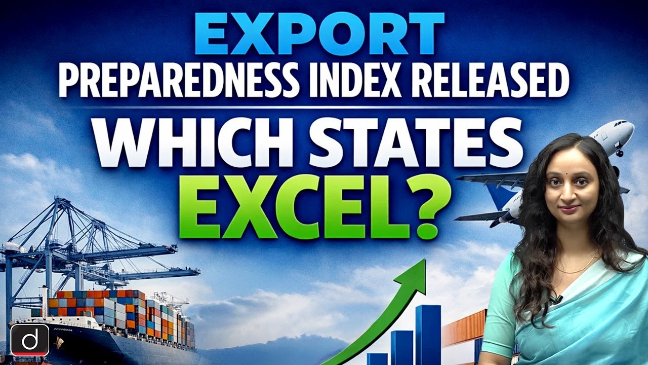 NITI Aayog Releases Export Preparedness Index (EPI) 2024 | Latest Update | Drishti IAS English