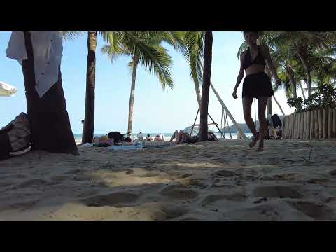 60 Minutes Relaxing Day at Khem Beach –  Real Beach Atmosphere [Study, Sleep, Relaxion]