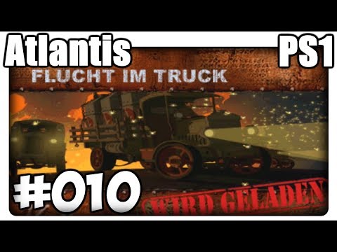 Atlantis PS1 Deutsch 100% Walkthrough Part 10 - Flucht im Truck [HD]
