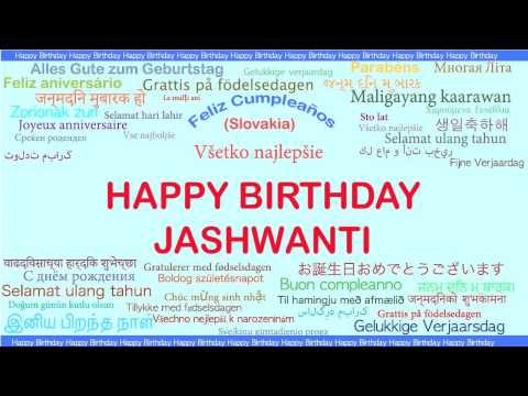 Jashwanti   Languages Idiomas - Happy Birthday