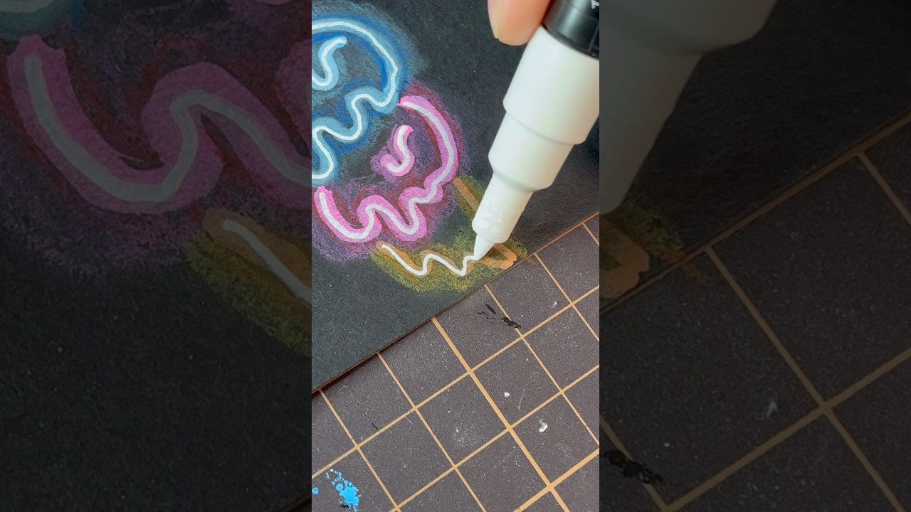 溶けるアイスクリームの描き方#shorts