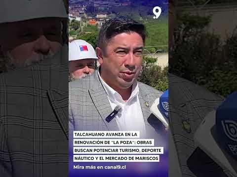 Talcahuano avanza en la renovación de “La Poza”   obras buscan potenciar turismo, deporte náutico y