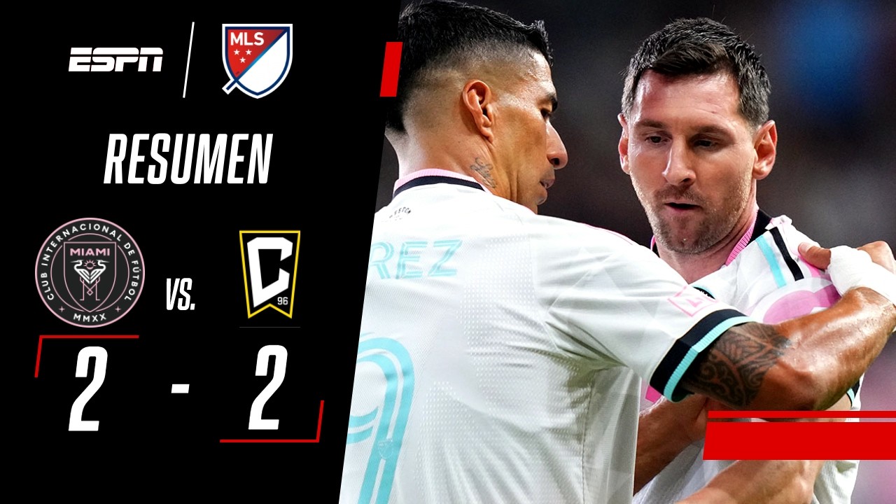 SUÁREZ MARCÓ, CASEMIRO LA METIÓ EN CONTRA Y MESSI SUPLENTE | Inter Miami 2-2 Columbus Crew | RESUMEN