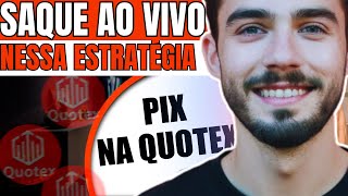 QUOTEX [SAQUE PIX no VÍDEO] ESTRATEGIA 1 indicador BASTA : FUNCIONA na IQ OPTION