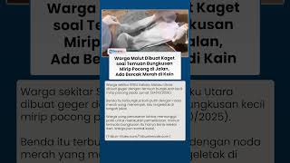 Heboh Temuan Bungkusan Benda Mirip Pocong di Jalan, Warga Maluku Dibuat Kesal seusai Tahu Isinya