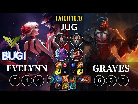 V3 Bugi Evelynn vs Graves Jungle - KR Patch 10.17