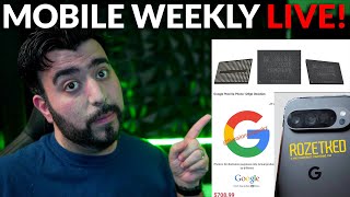 #MobileWeekly Live Ep 452 - Pixel 9 Pro Leaks, Nintendo Switch 2 Memory, Pixel 8a Price & More