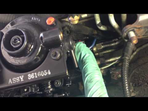 Bosch VE Pump Installation