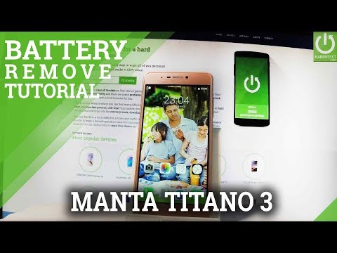 How to Remove Battery MANTA Titano 3 - Soft Reset / Force Restart