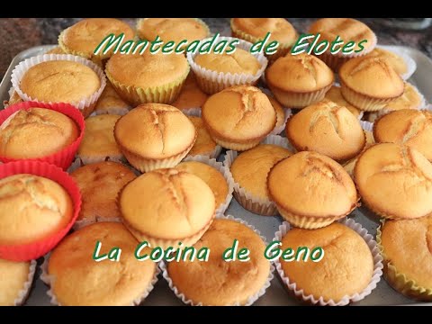 Mantecadas o Muffins de Elote Queques #postres #pan #dessert #antojitos #recetafacil #food #corn