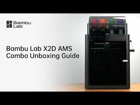 Bambu Lab X2D AMS Combo Unboxing Guide