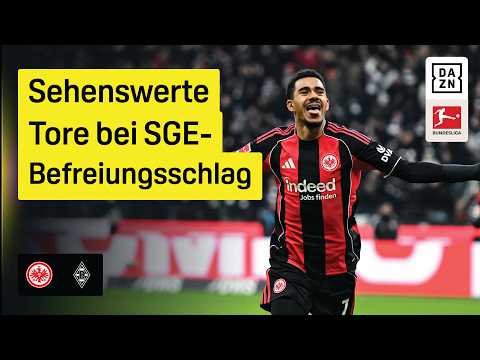 Eintracht Frankfurt – Borussia Mönchengladbach | Bundesliga | 22. Spieltag | DAZN Highlights