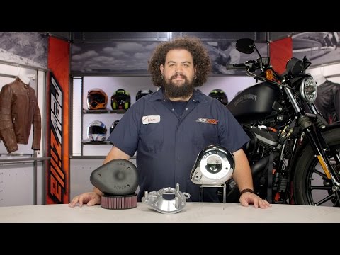 S&S Teardrop Air Cleaner Kit for Harley Review at RevZilla.com