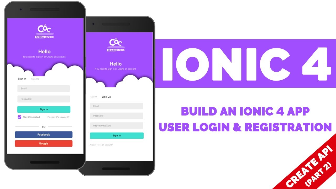 Build an Ionic 4 App with User Login and Registration - Part 2