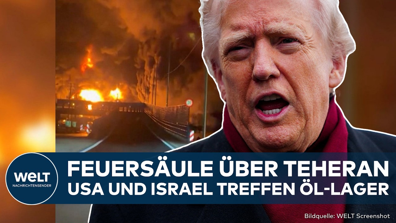 IRAN: Massiver Angriff auf Teheran! USA und Israel treffen Öl-Lager der Mullahs