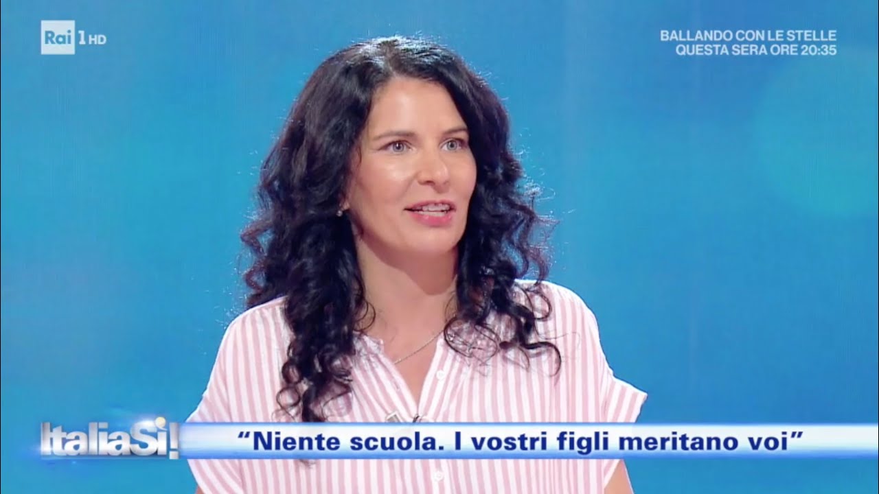 Erika Di Martino a ItaliaSì - Rai Uno parla di Homeschooling