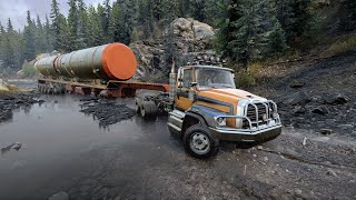 Transporting a Massive Rocket - SnowRunner With Logitech G29 | Epic Off-Road 4x4 gameplay