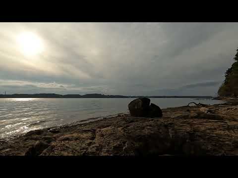 Sunlight Through The Clouds ~ A Calm Shoreline Meditation