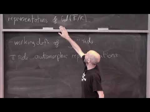 Kevin Buzzard (lecture 10/20) Automorphic Forms And The Langlands Program [2017]