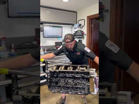 Assembly on a 6.6L Duramax #carrepair #autoservice #engine #mechanic