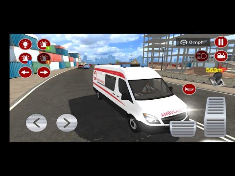 American Emergency Ambulance Van Driving Simulator  - gamepaly Android