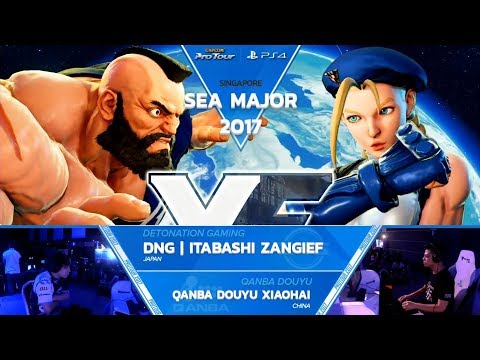 SFV: SEAM 2017 LCQ Top 8 DNG | Itabashi Zangief vs Qanba Douyu | Xiaohai- CPT 2017