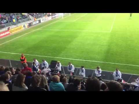 Estonia vs Belgium halftime drumshow in Tallinn