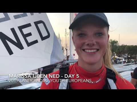 2019 Laser Radial Youth Europeans - Day 5 - Marissa Ijben NED