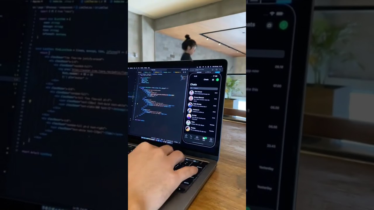 Whatsapp UI clone #coding