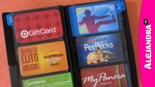 How to Organize Your Wallet, Credit Cards & Gift Cards