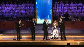 Human Nature & Jessica Mauboy - Carols in the Domain 2013
