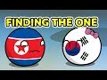 North Korea is alone - Countryballs